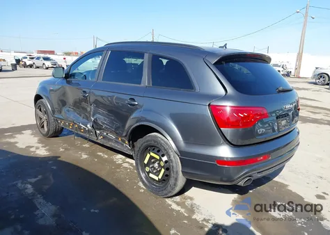 2014 Audi Q7 3.0T S Line Prestige from USA, damaged, VIN WA1DGAFE3ED019044